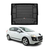 OMAC Premium Bandeja Maletero Alfombrilla para Peugeot 3008 2009-2016 Negro TPE